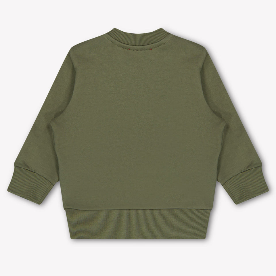 Diesel Baby Boys Sweater In Army