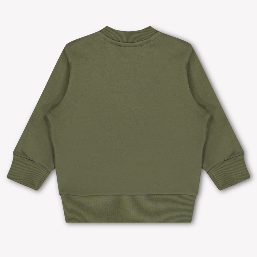 Diesel Baby Jongens Trui In Army