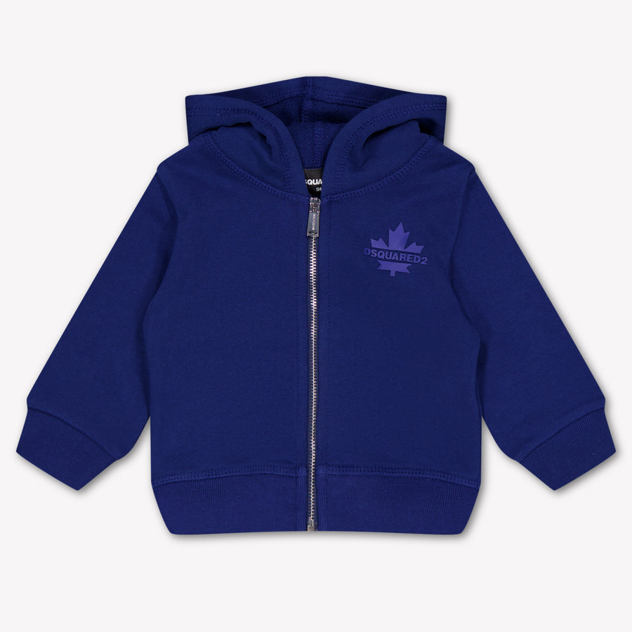 Dsquared2 Baby Jongens Vest In Cobalt Blauw