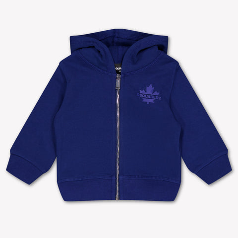 Dsquared2 bebe Chicos Cárdigan en Azul Cobalto