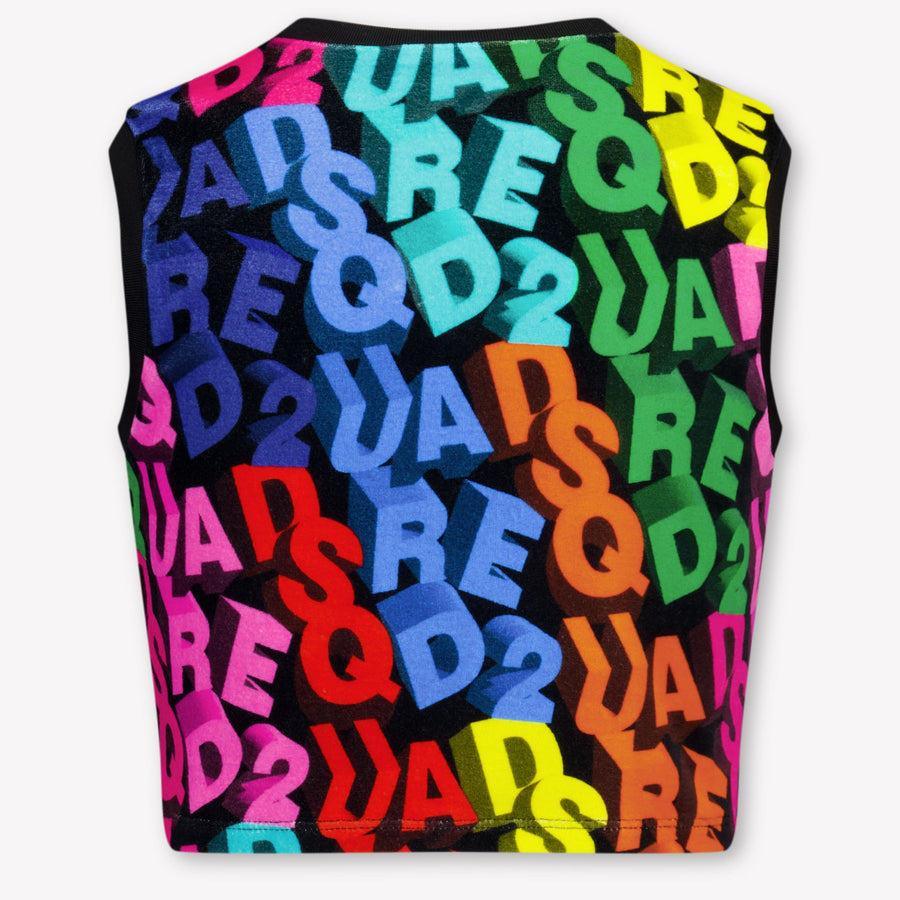 Dsquared2 Kinder Meisjes T-Shirt In Zwart