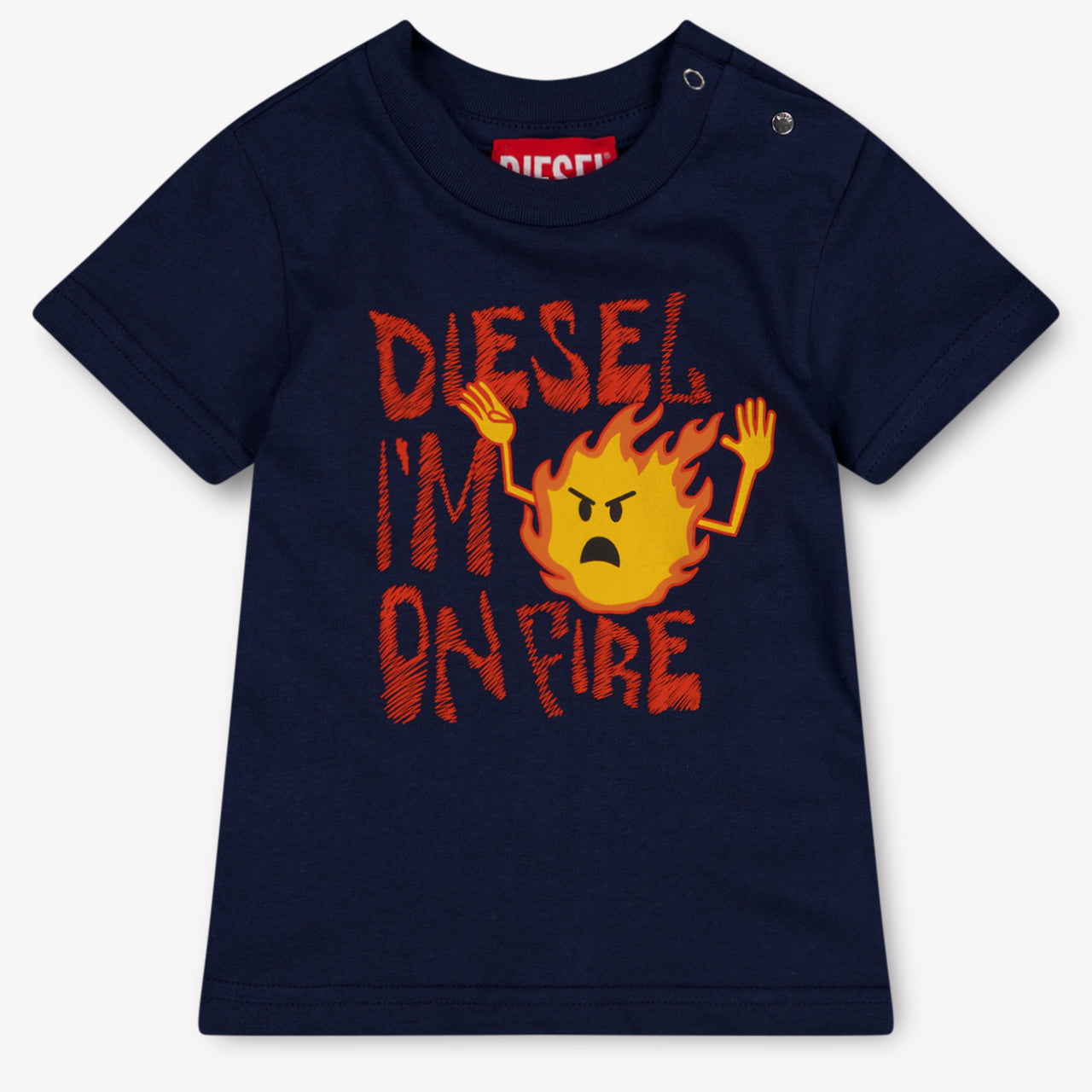 Diesel Bébé Garçons T-shirt dans Navy