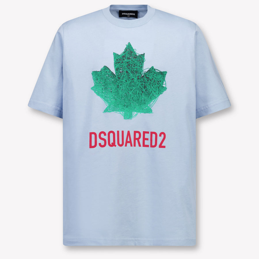 Dsquared2 Bambini Ragazzi Maglietta dentro Azzurro