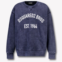 Dsquared2 Bambini Ragazzi Maglione dentro Blu Scuro