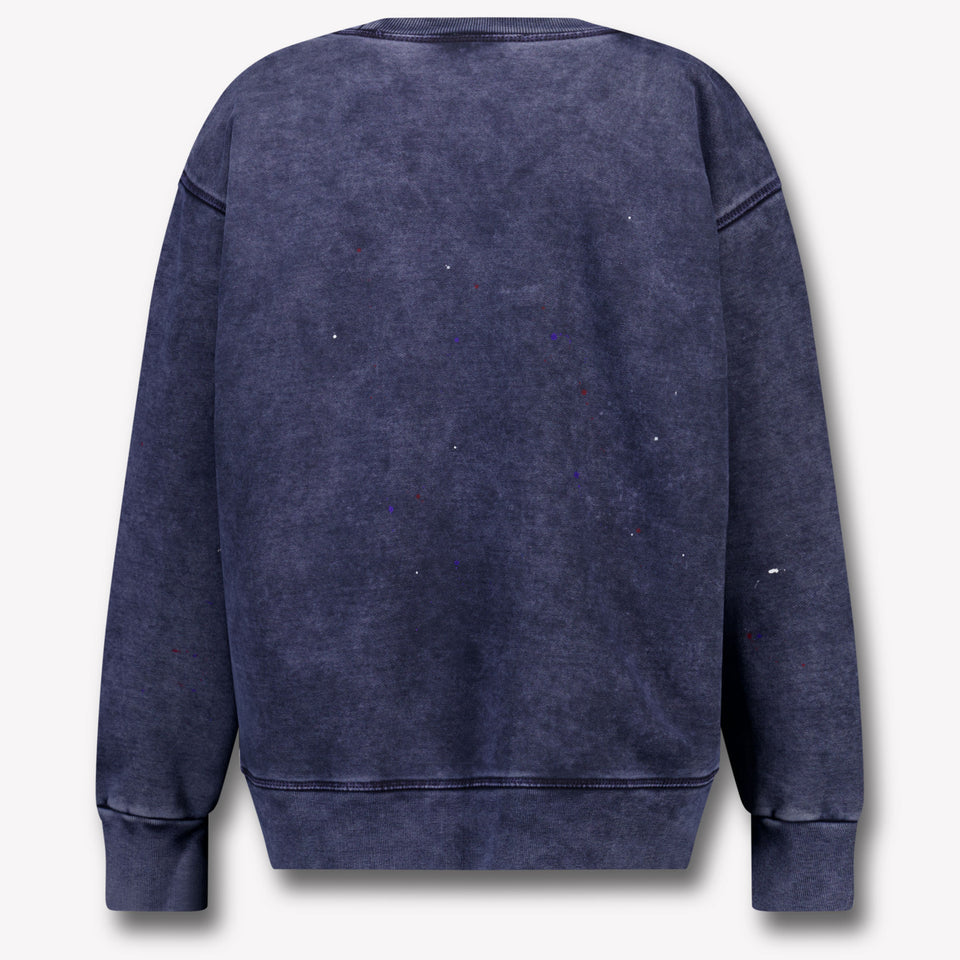 Dsquared2 Enfants Garçons Pull en Bleu Foncé