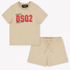 Dsquared2 bebe Chicos Establecer en Beige claro