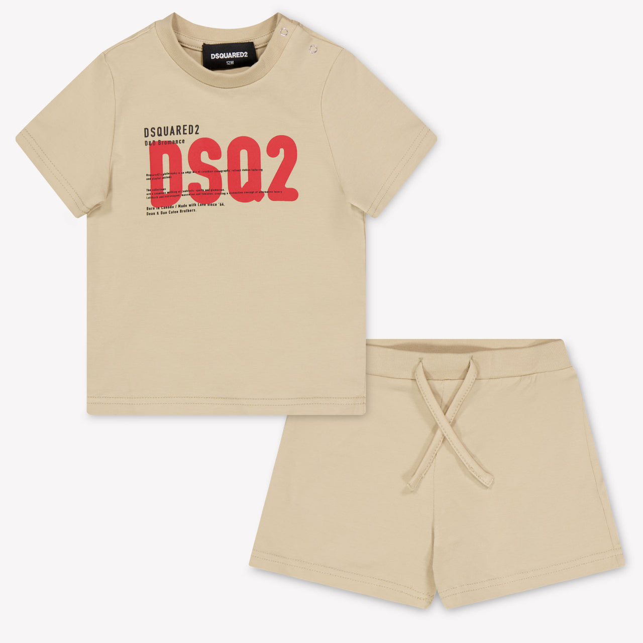Dsquared2 bebe Chicos Establecer en Beige claro