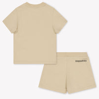 Dsquared2 bebe Chicos Establecer en Beige claro