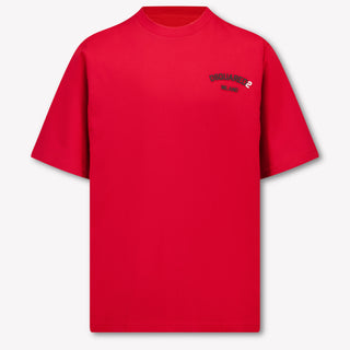 Dsquared2 Enfants Garçons T-shirt dans Rouge
