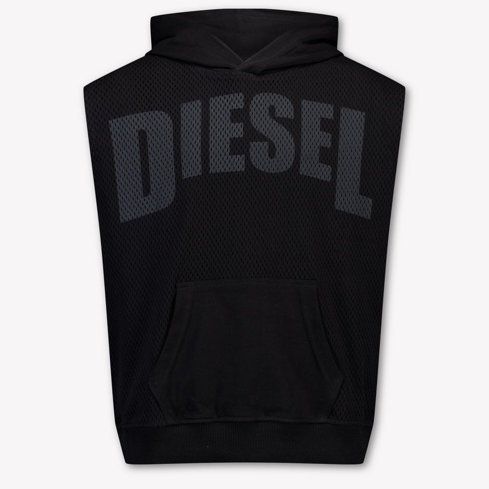 Diesel Bambini Ragazzi Maglietta dentro Nero