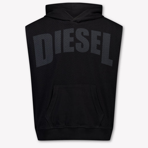 Diesel Bambini Ragazzi Maglietta dentro Nero