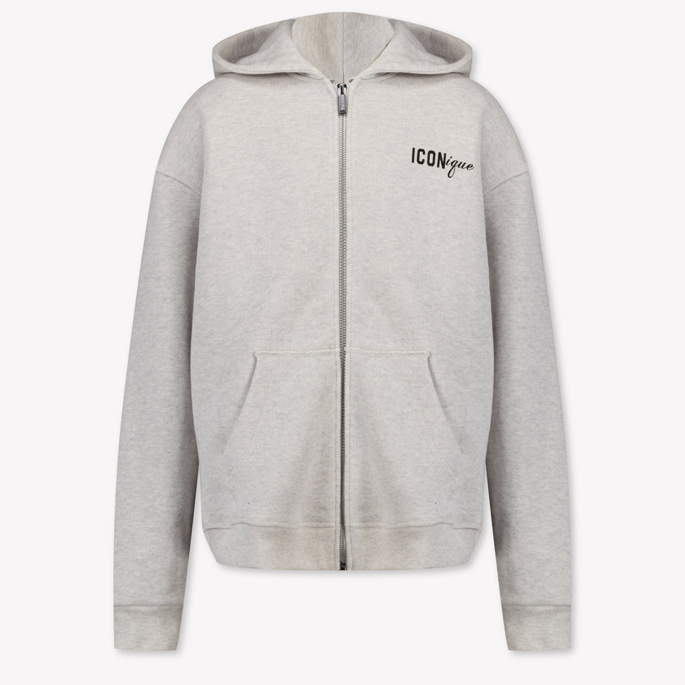 Dsquared2 Enfants Unisexe Cardigan en Gris Clair