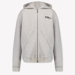 Dsquared2 Kinder Unisex Weste In Hellgrau