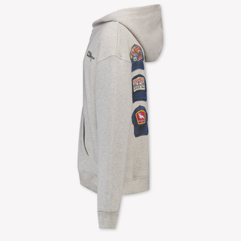 Dsquared2 Enfants Unisexe Cardigan en Gris Clair