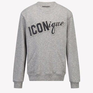 Dsquared2 Kinder Unisex-Pullover Grau