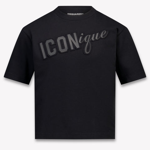 Dsquared2 Kids Unisex T-Shirt In Black