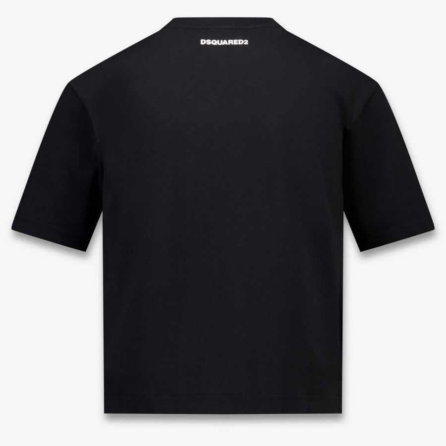 Dsquared2 Kids Unisex T-Shirt In Black