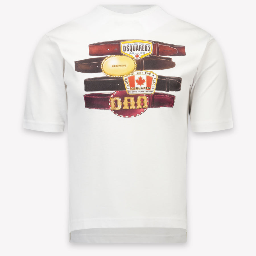 Dsquared2 Unisex Kinder T-Shirt in Weiß