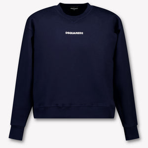 Dsquared2 Kinder Jungen Pullover rein Marineblau