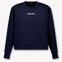 Dsquared2 Kinder Jungen Pullover rein Marineblau