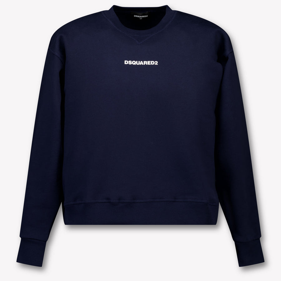 Dsquared2 Kinder Jungen Pullover rein Marineblau
