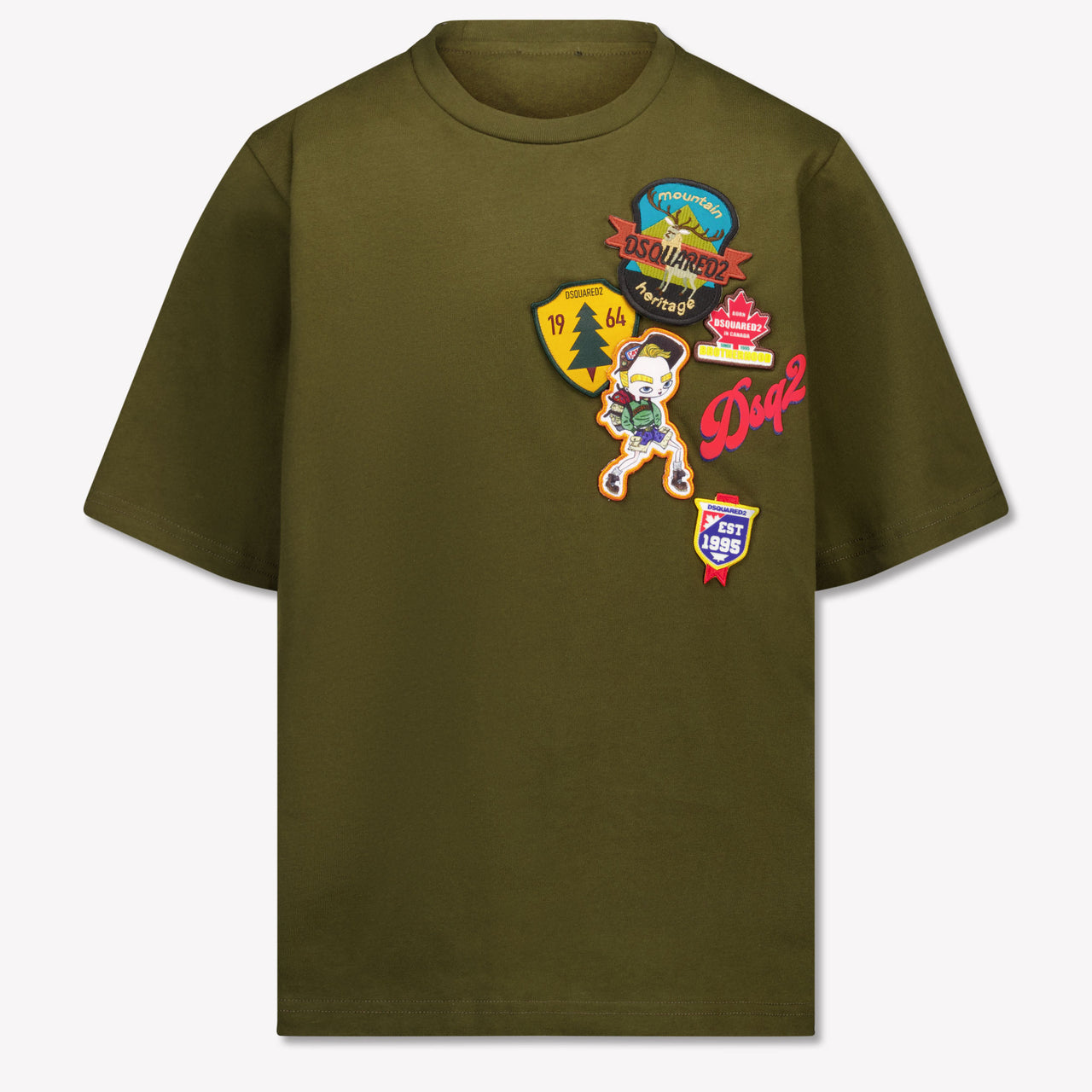 Dsquared2 Boys T-Shirt in Army