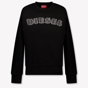 Diesel Kinder Jongens Trui In Zwart
