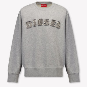 Diesel niños Chicos suéter en Gris