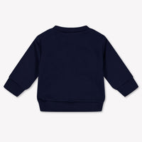 Dsquared2 bebe Chicos suéter en Navy