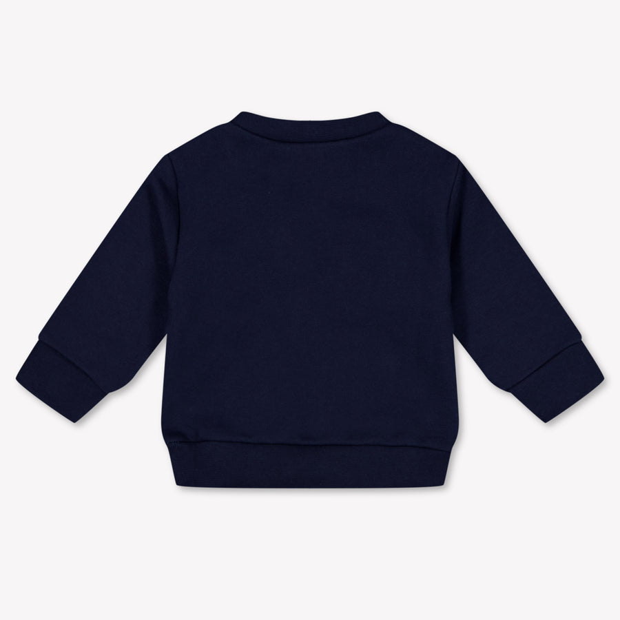 Dsquared2 bebe Chicos suéter en Navy