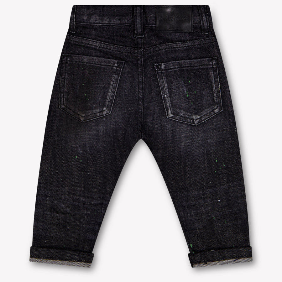 Dsquared2 Bambino Ragazzi Jeans Dentro Nero