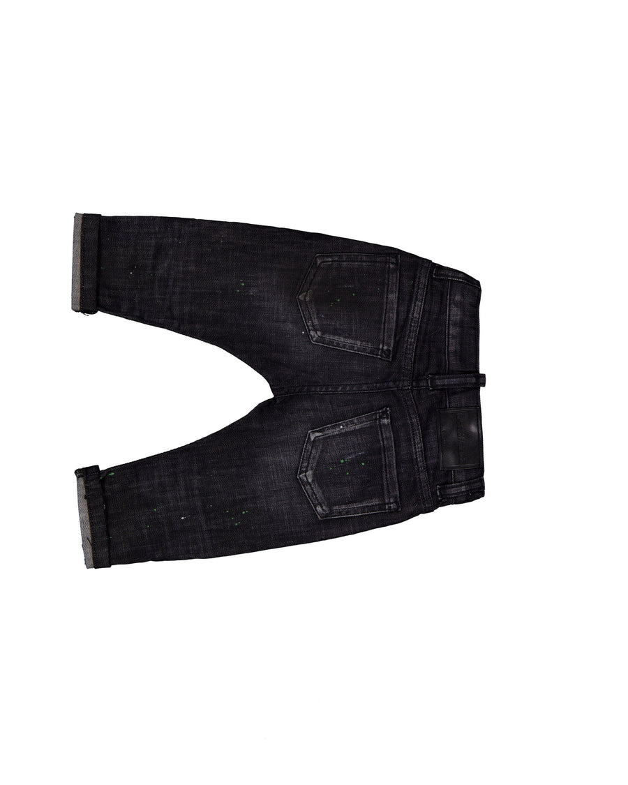 Dsquared2 Bambino Ragazzi Jeans Dentro Nero