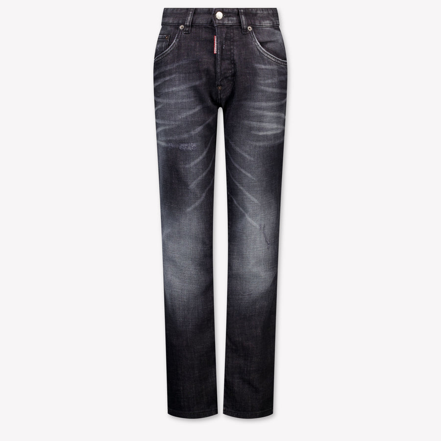 Dsquared2 Bambini Ragazzi Jeans Dentro Nero