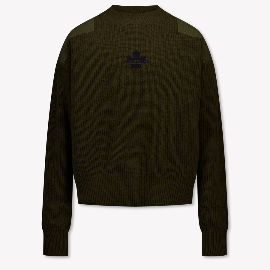 Dsquared2 Bambini Ragazzi Maglione dentro Esercito