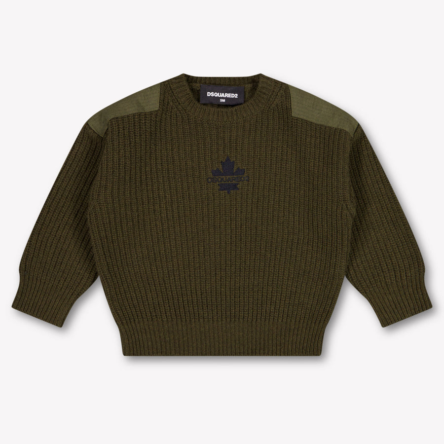 Dsquared2 Bambino Ragazzi Maglione dentro Esercito