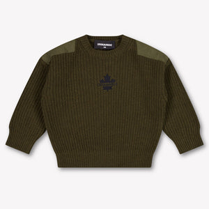 Dsquared2 Baby Jungen Pullover rein Armee
