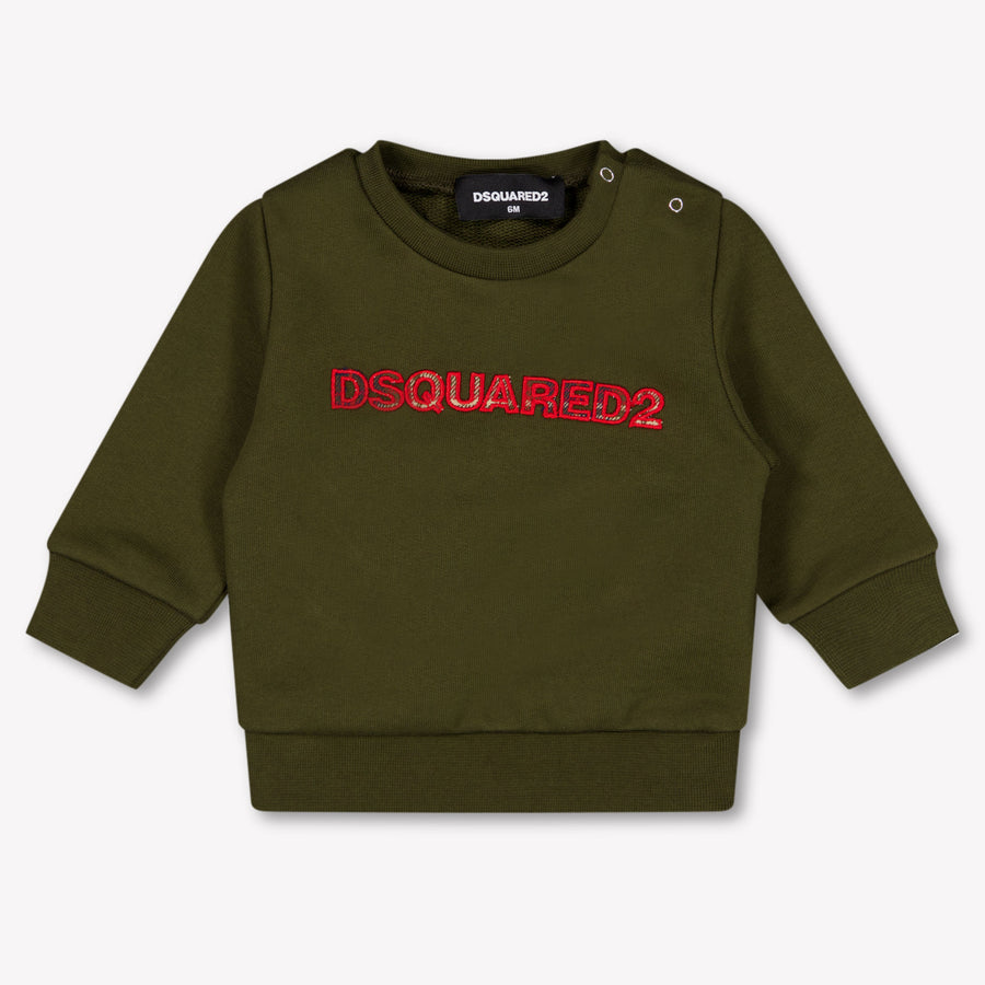 Dsquared2 Bambino Ragazzi Maglione dentro Esercito