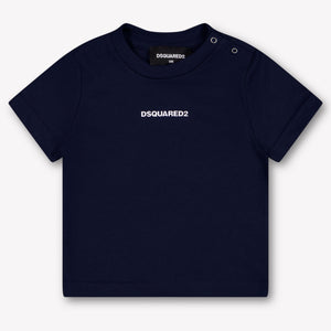 Dsquared2 Bambino Ragazzi Maglietta dentro Navy