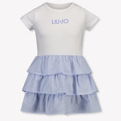 Liu Jo Kids Girls Dress In Light Blue