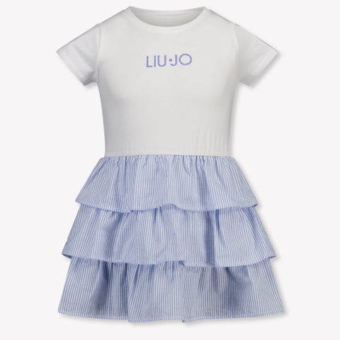 Liu Jo Kids Girls Dress In Light Blue