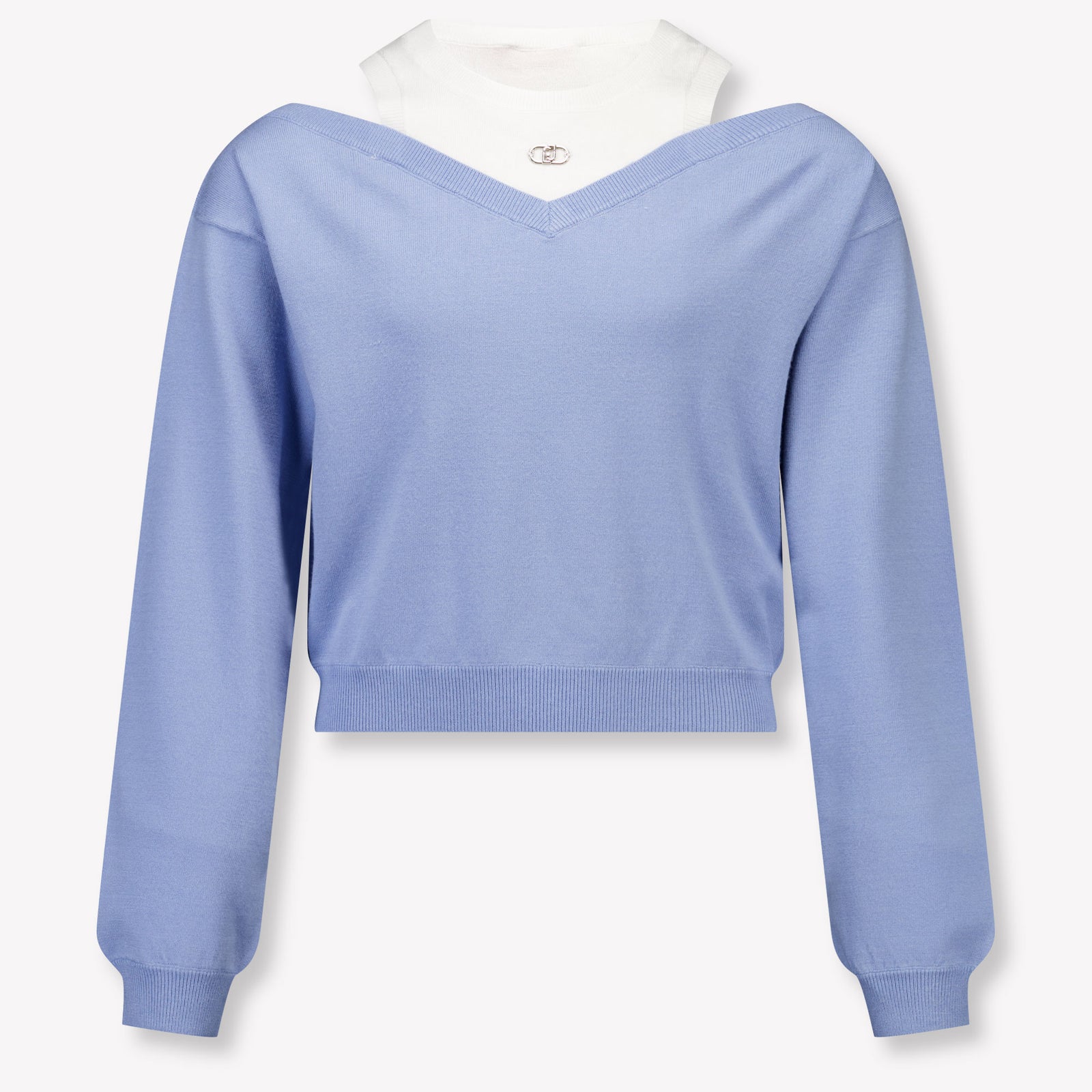 Liu Jo niños Chicas suéter en Azul Claro