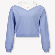 Liu Jo niños Chicas suéter en Azul Claro