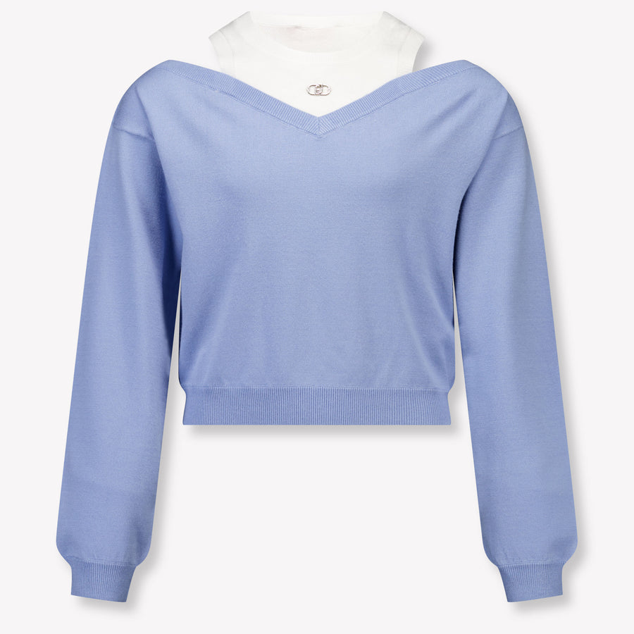 Liu Jo Kinder Mädchen Pullover rein Hellblau