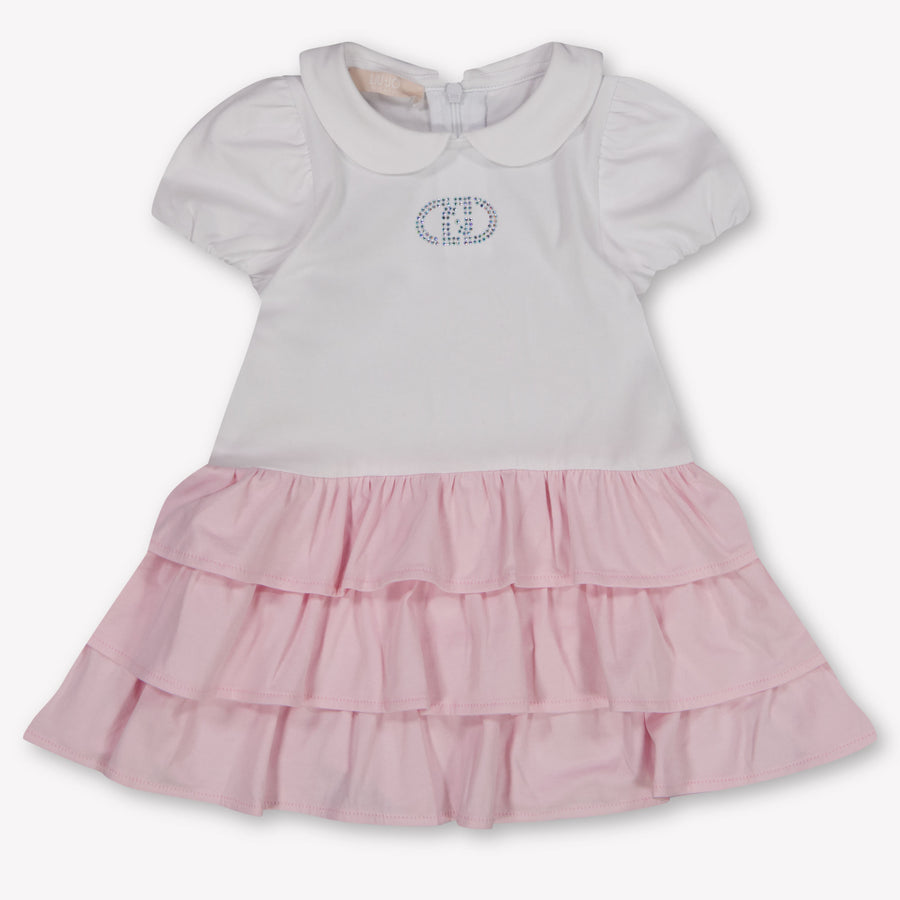 Liu Jo Baby Girls Dress In Light Pink