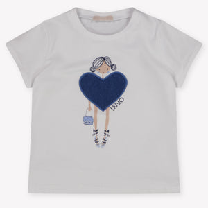 Liu Jo Enfants Filles T-shirt dans Blanc