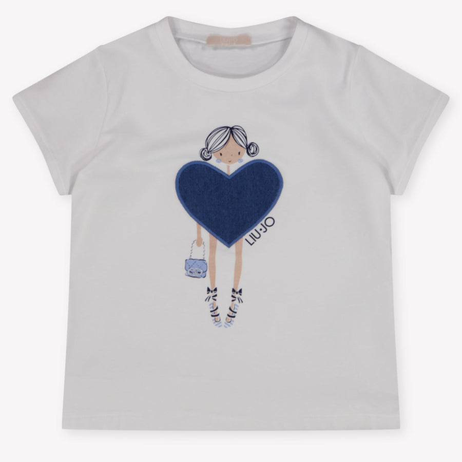 Liu Jo Enfants Filles T-shirt dans Blanc