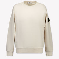 Stone Island Kinder Jungen Pullover In Grauweiß