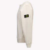 Stone Island Kinder Jungen Pullover In Grauweiß