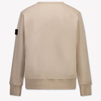 Stone Island Kids Boys Sweater In Sand