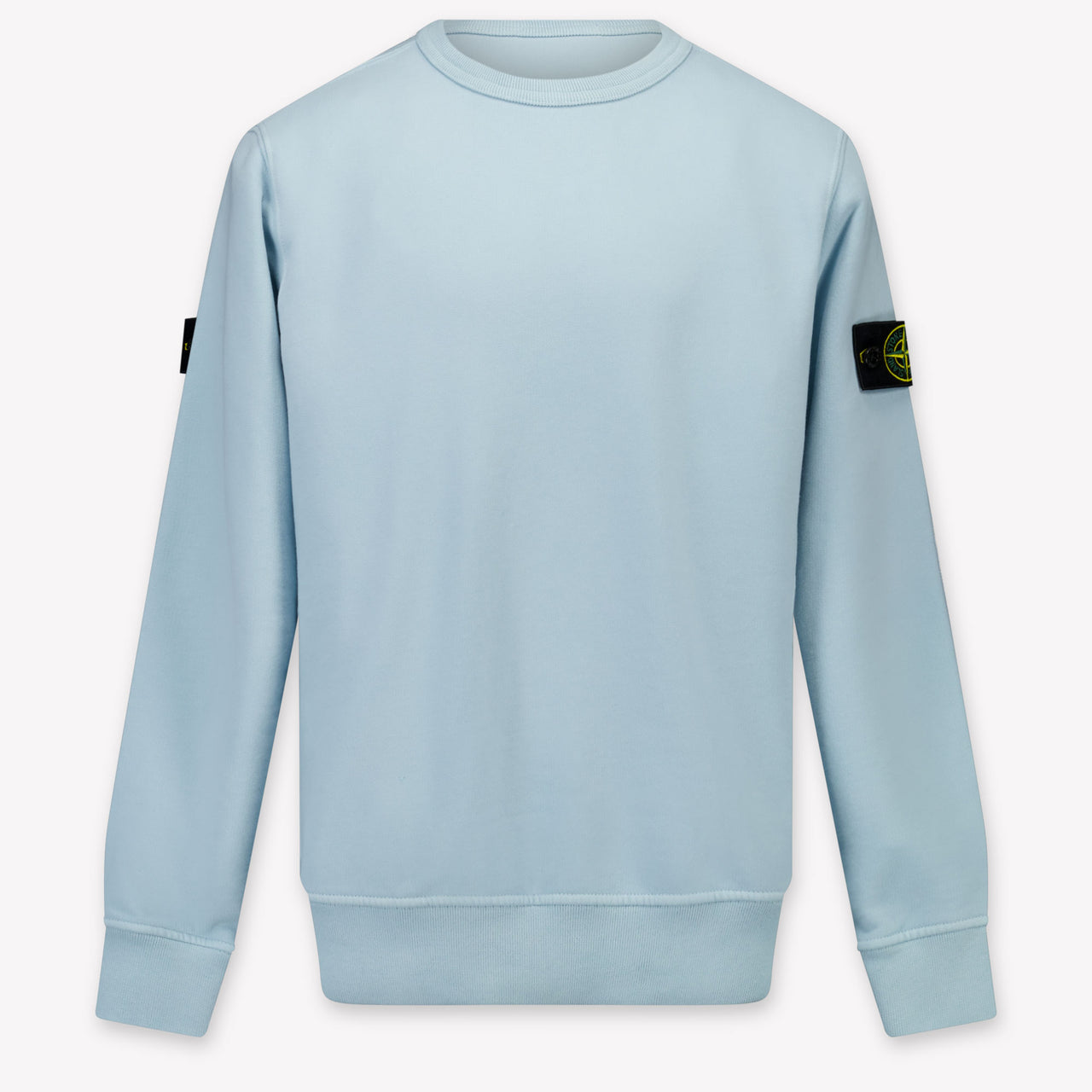 Stone Island Enfant Garçons Pull Bleu Clair